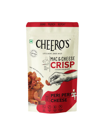 Cheero's Mac and Cheese Crisp Peri Peri Cheese Chips