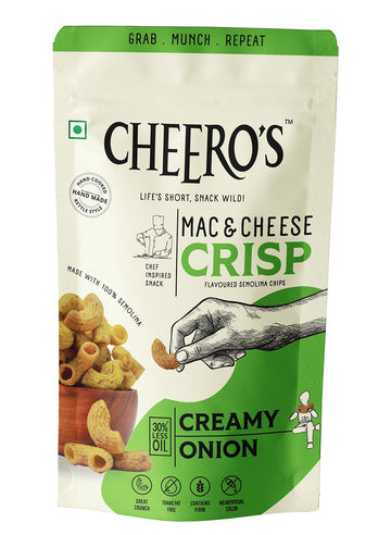 Cheero's Mac and Cheese Crisp Creamy Onion Chips
