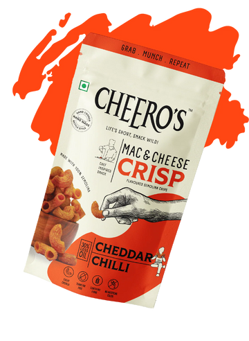 Cheero's Mac and Cheese Crisp Cheddar Chilli Chips