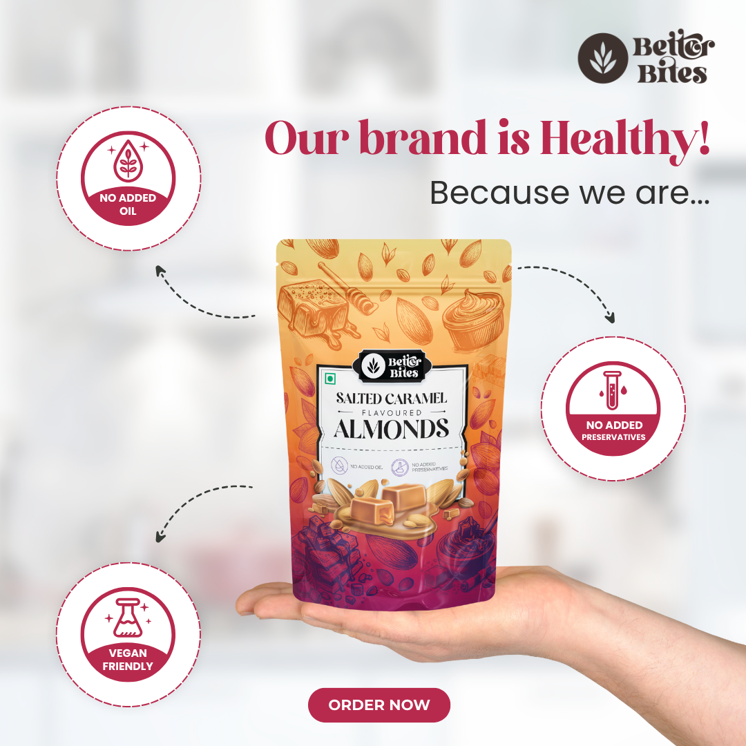 Better Bites Salted Caramel Flavoured Almonds