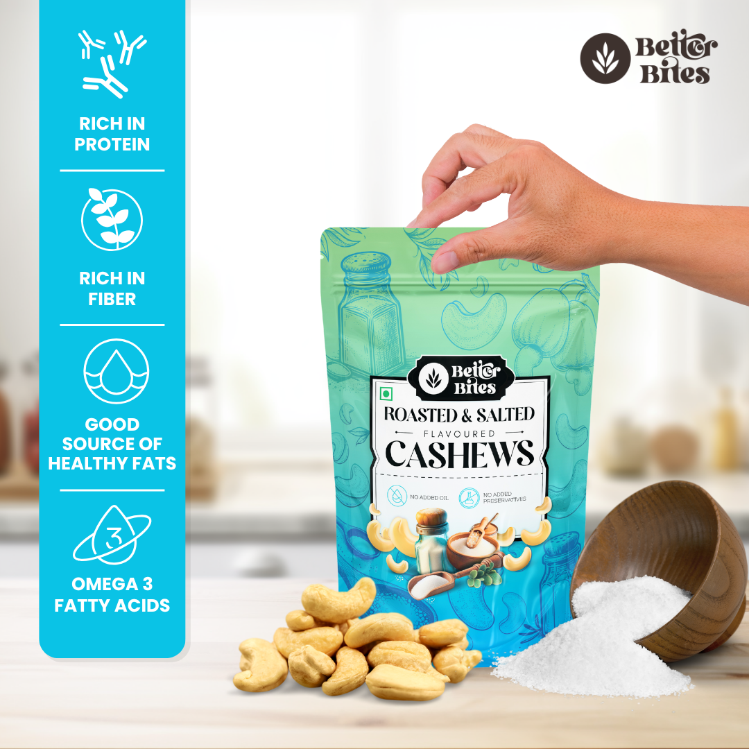 Better Bites Roasted & Salted Cashews