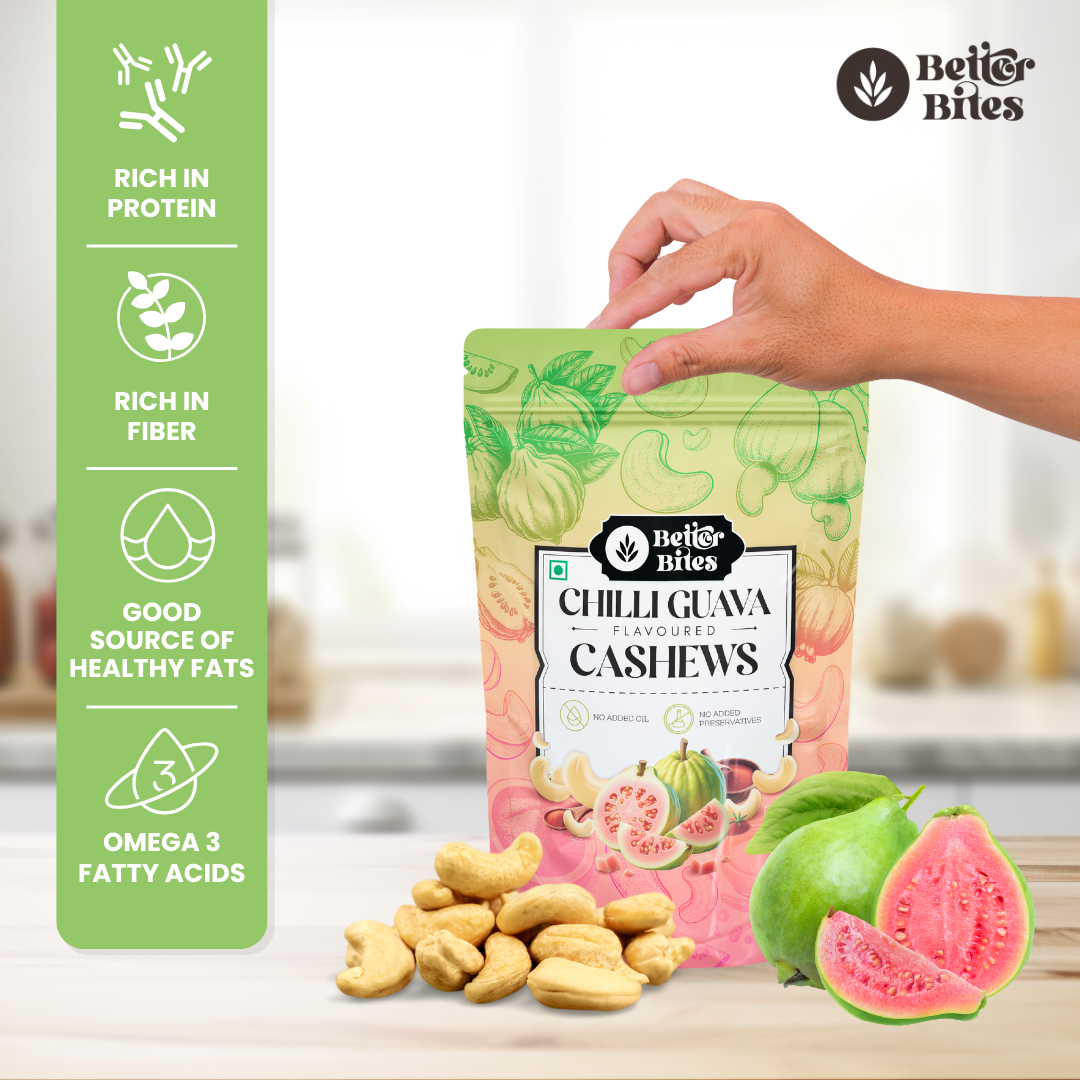 Better Bites Chilli Guava Flavoured Cashews