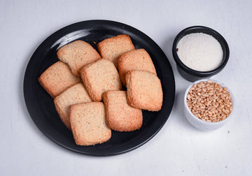 Ishwarji Desi Ghee Atta Suji Light Sweet Biscuit