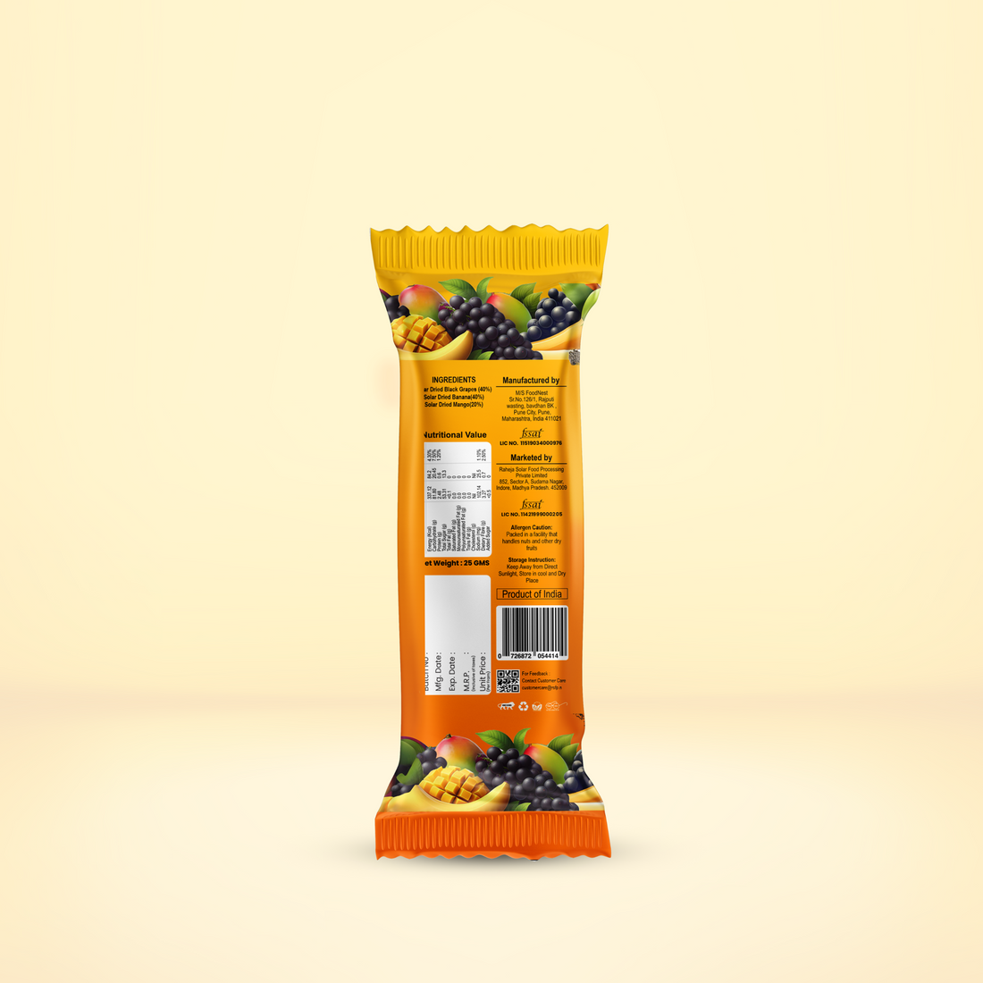 Bare Fruit - Mix Fruit Bar