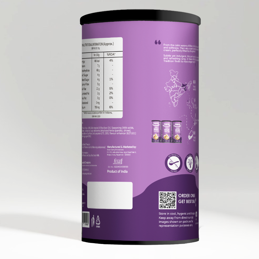 Makhana - Cream & Onion